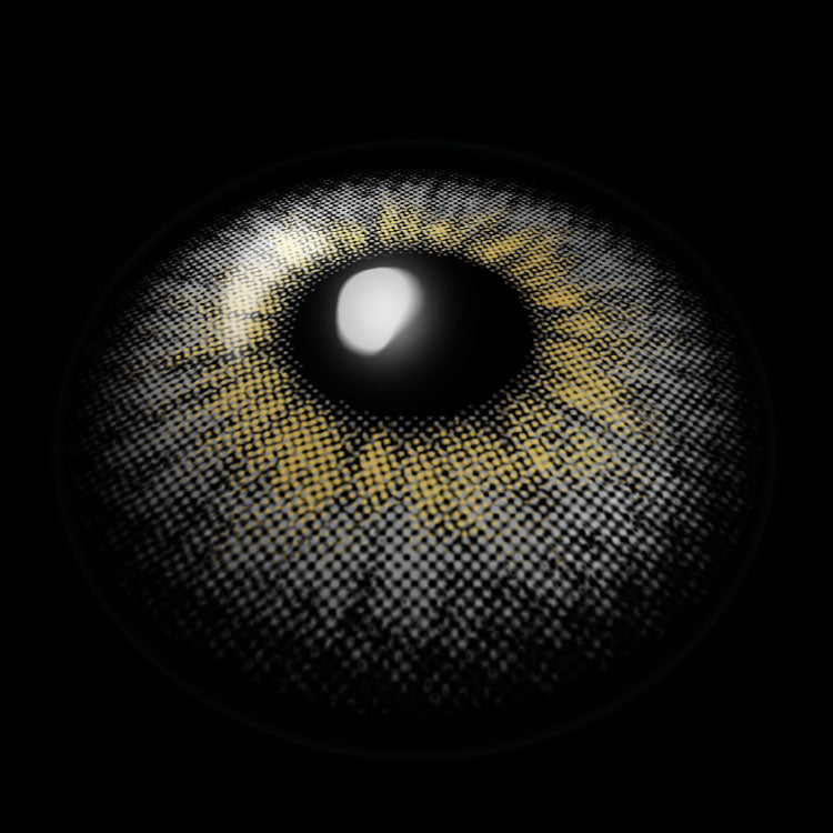 Wildness Wolf Gray Colored Contact Lenses 3D Display